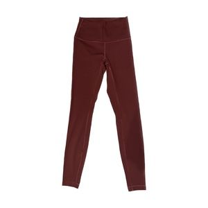 Lululemon Leggings Mulled Wine 28”